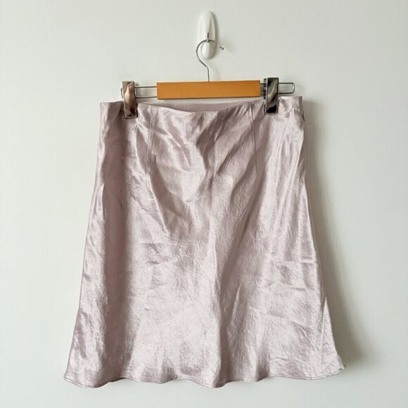 Aritzia Babaton Slip Mini Skirt Munroe Mauve Size 10 - Picture 5 of 8